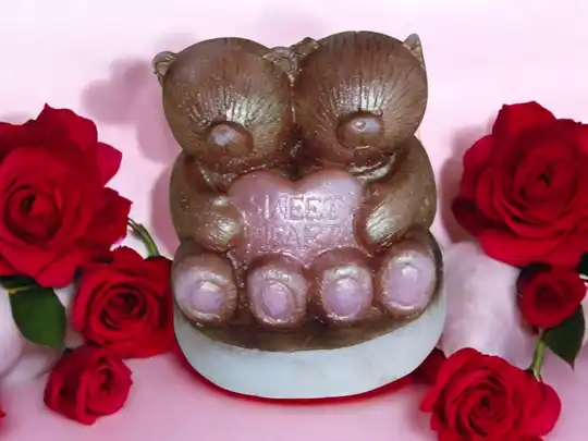 Kleine Beertjes met Hart Zeepje met Mica (image for) Kleine Beertjes met Hart Zeepje met Mica